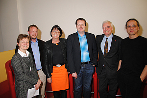 Paneldiskutanten: Gerti Kappel, Christof Tschohl, Ingrid Schaumüller Bichl, Gerald Futschek und Gerfried Stocker