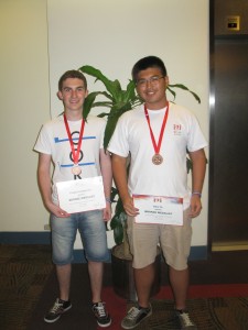 Florian Leimgruber und Gary Ye - unsere Medaillengewinner
