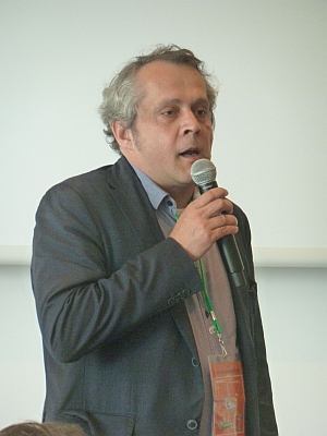 Michael Wiesmüller vom BMVIT bei der Eröffnung der IMAGINE 2016