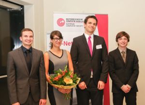 OCG Preisträger: R. Draschwandtner, L. Obritzberger, M. Steinberger, C. Freude