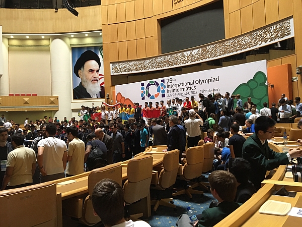 Die Abschlusszeremonie in Teheran