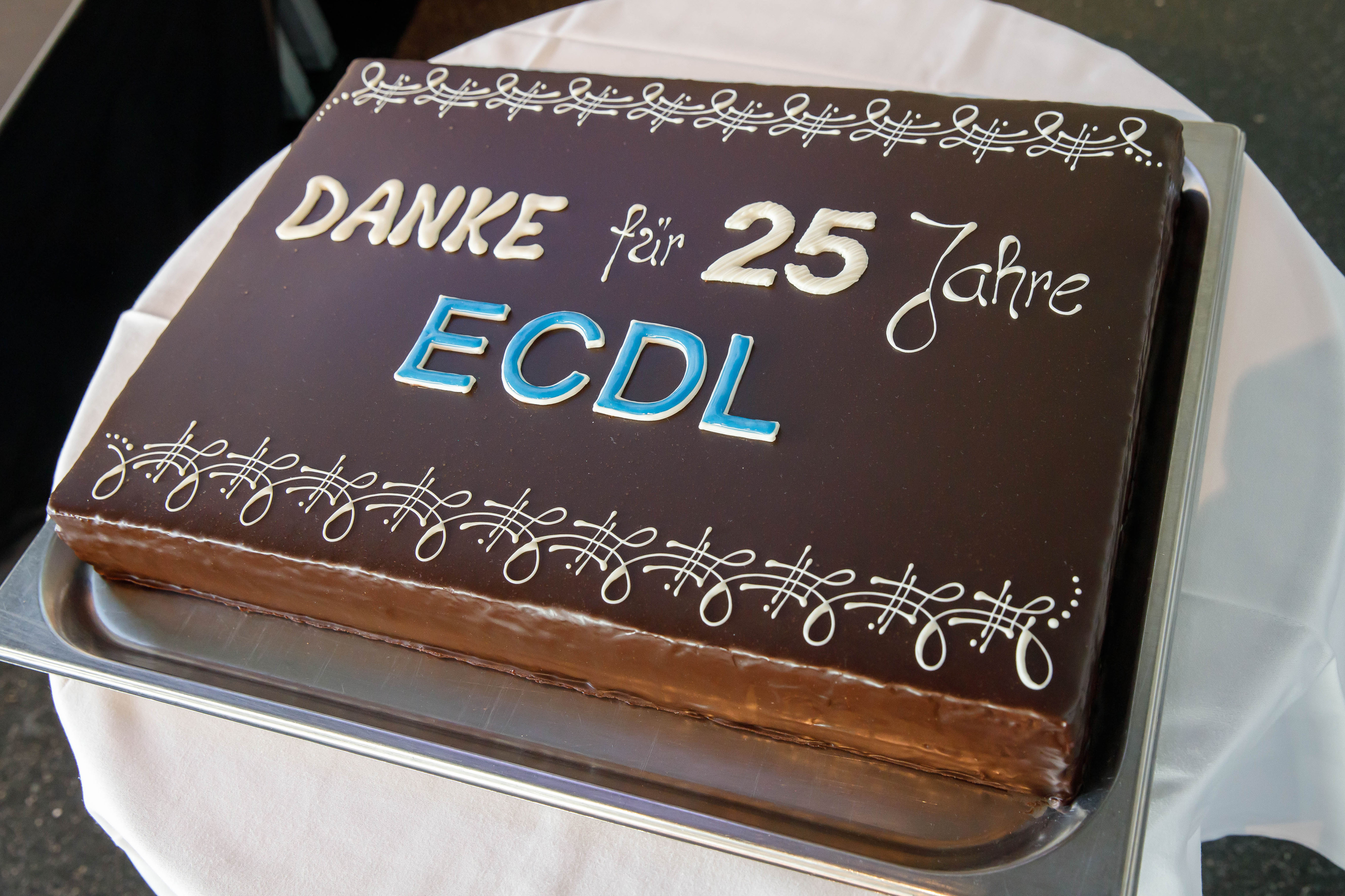 25 Jahre ECDL Torte anlässlich des Events in Linz